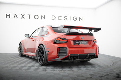Carbon Spoiler With Internal Brackets Uprights + LED suitable for BMW M2 G87