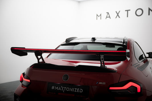 Karbonowy Spoiler Z Wewnętrznymi Wspornikami + LED pasujący do BMW M2 G87