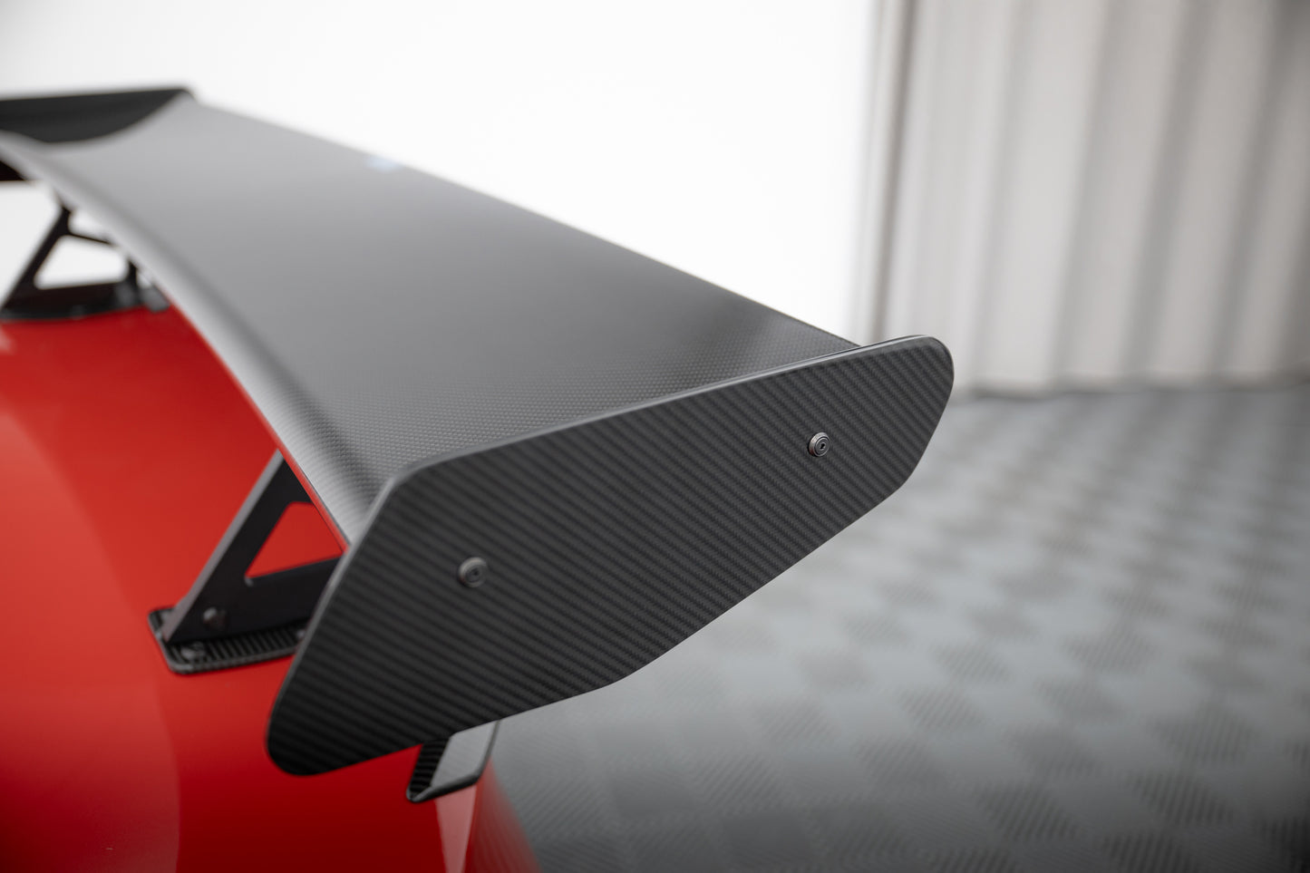 Carbon Spoiler With Internal Brackets Uprights + LED suitable for BMW M2 G87