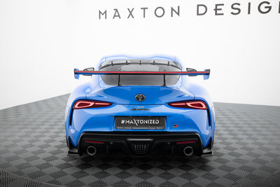 Carbon Spoiler With Upper Swan Mounting + LED suitable for Toyota Supra Mk5