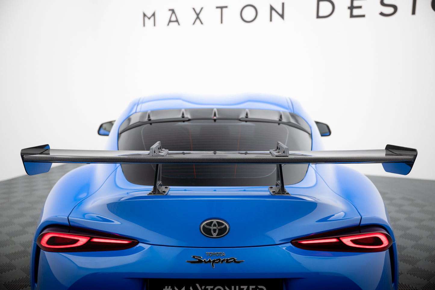 Carbon Spoiler With Upper Swan Mounting  suitable for Toyota Supra Mk5