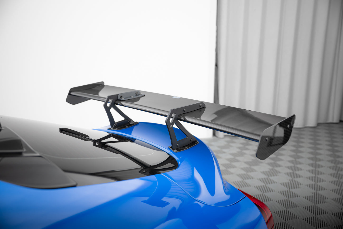 Carbon Spoiler With Upper Swan Mounting + LED suitable for Toyota Supra Mk5