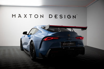Carbon Spoiler With Upper Swan Mounting + LED suitable for Toyota Supra Mk5
