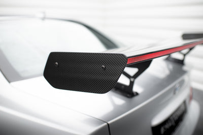 Carbon Spoiler With Internal Brackets Uprights + LED suitable for BMW 3 Coupe E46