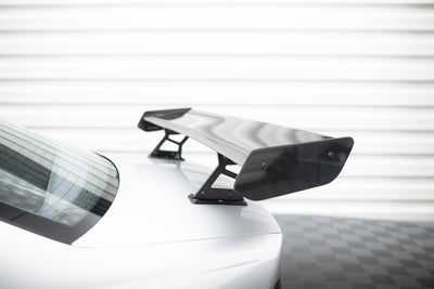 Carbon Spoiler With Internal Brackets Uprights + LED suitable for BMW 3 Coupe E46