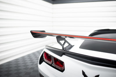 Carbon Spoiler With Internal Brackets Uprights + LED suitable for Chevrolet Corvette Stingray / Grand Sport C7