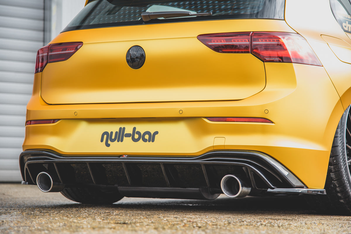 Rear Valance (GTI LOOK) With Exhaust suitable for Volkswagen Golf Mk8