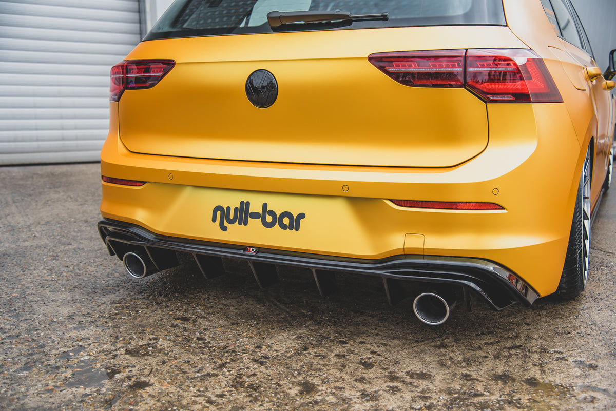 Rear Valance (GTI LOOK) With Exhaust suitable for Volkswagen Golf Mk8