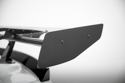 Carbon Spoiler With Upper Swan Mounting + LED suitable for Chevrolet Corvette Stingray / Grand Sport C7