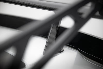 Carbon Spoiler With Upper Swan Mounting + LED suitable for Chevrolet Corvette Stingray / Grand Sport C7