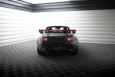 Carbon Spoiler With Internal Brackets Uprights + LED suitable for Mazda MX-5 ND (Mk4)