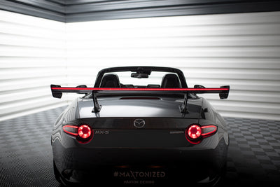 Carbon Spoiler With Internal Brackets Uprights + LED suitable for Mazda MX-5 ND (Mk4)