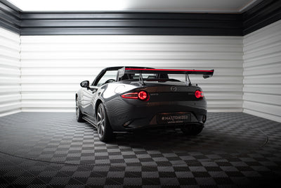 Carbon Spoiler With Upper Swan Mounting + LED suitable for Mazda MX-5 ND (Mk4)