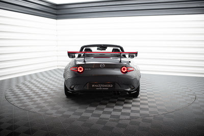 Carbon Spoiler With Upper Swan Mounting + LED suitable for Mazda MX-5 ND (Mk4)