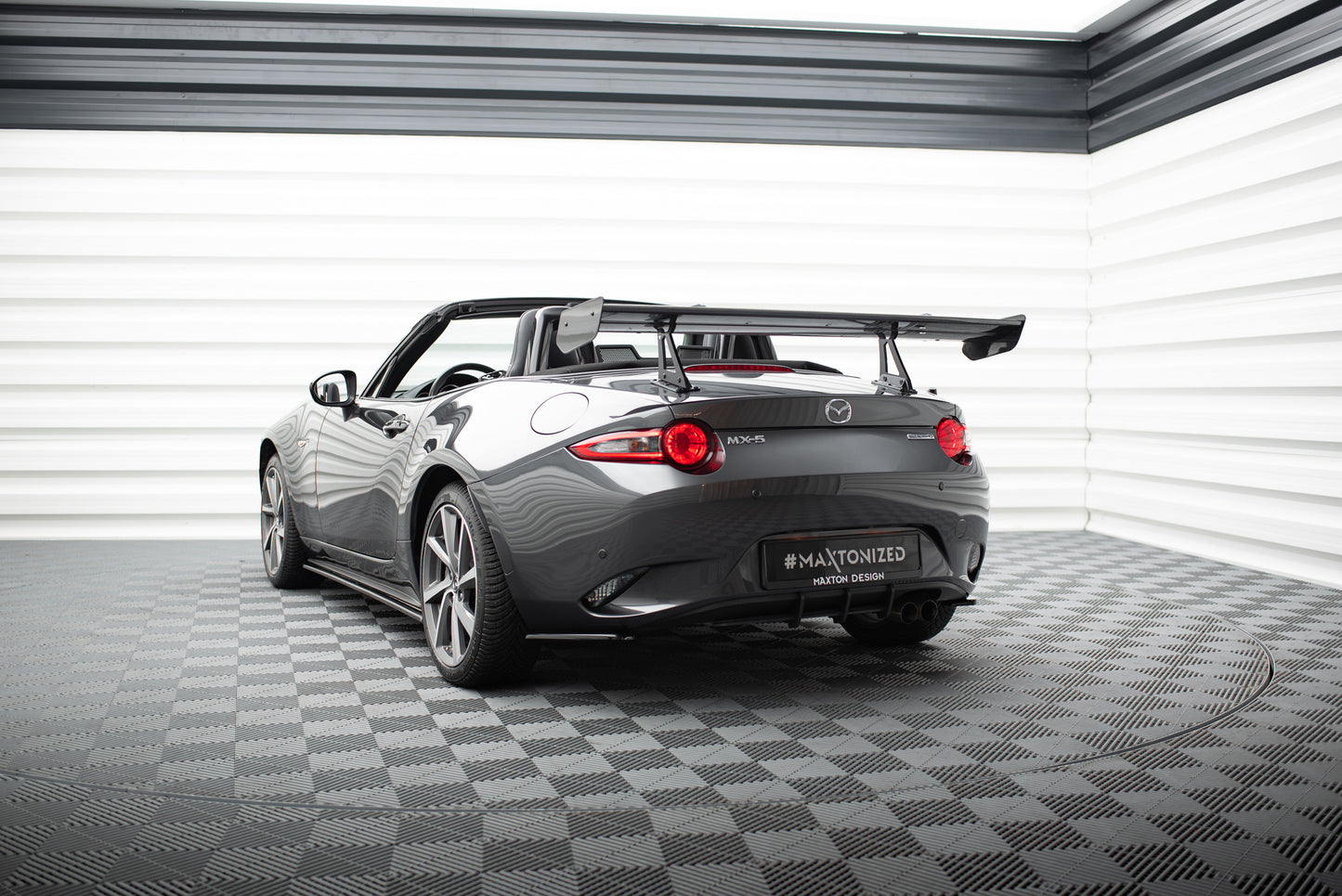 Carbon Spoiler With Upper Swan Mounting  suitable for Mazda MX-5 ND (Mk4)