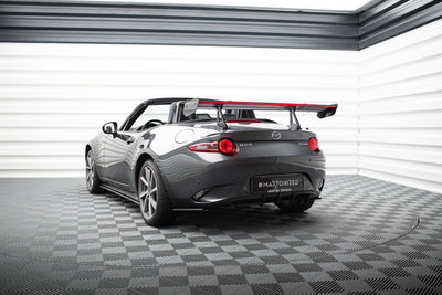 Carbon Spoiler With Upper Swan Mounting + LED suitable for Mazda MX-5 ND (Mk4)