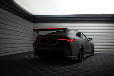 Carbon Spoiler With External Brackets Uprights + LED suitable for BMW M4 G82 / G82 Facelift / M440i / 4 M-Pack G22 / G22 Facelift