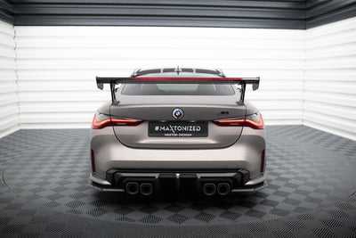 Carbon Spoiler With External Brackets Uprights + LED suitable for BMW M4 G82 / G82 Facelift / M440i / 4 M-Pack G22 / G22 Facelift
