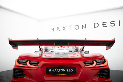 Carbon Spoiler + LED suitable for Chevrolet Corvette C8