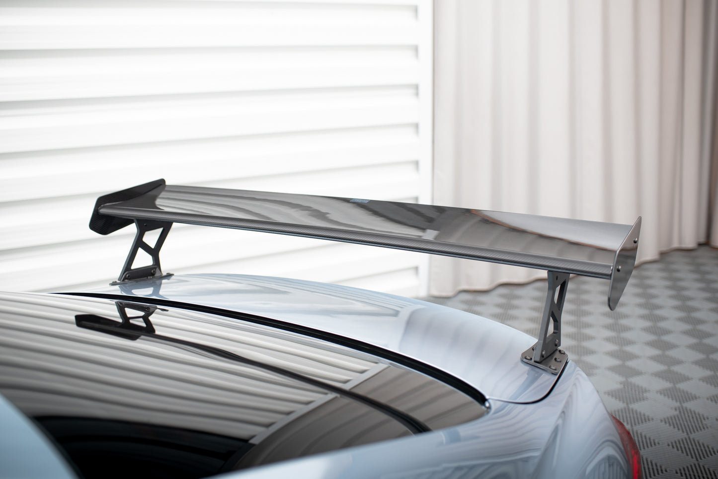 Carbon Spoiler With External Brackets Uprights + LED suitable for BMW 4 F32 / 4 F32 M-Pack Coupe