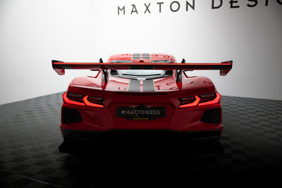 Carbon Spoiler + LED suitable for Chevrolet Corvette C8