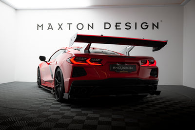 Carbon Spoiler + LED suitable for Chevrolet Corvette C8