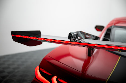 Carbon Spoiler + LED suitable for Chevrolet Corvette C8