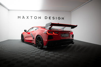 Carbon Spoiler + LED suitable for Chevrolet Corvette C8