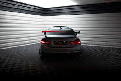 Carbon Spoiler With External Brackets Uprights + LED suitable for BMW 4 F32 / 4 F32 M-Pack Coupe