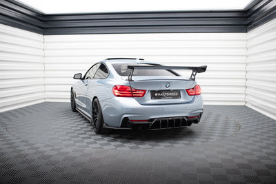 Carbon Spoiler With External Brackets Uprights  suitable for BMW 4 F32 / 4 F32 M-Pack Coupe 