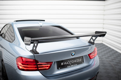 Carbon Spoiler With External Brackets Uprights  suitable for BMW 4 F32 / 4 F32 M-Pack Coupe 