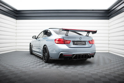 Carbon Spoiler With Internal Brackets Uprights + LED suitable for BMW 4 F32 / 4 F32 M-Pack Coupe