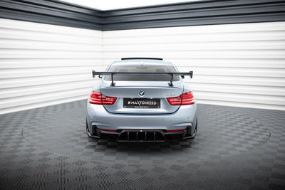 Carbon Spoiler With Internal Brackets Uprights suitable for BMW 4 F32 / 4 F32 M-Pack Coupe