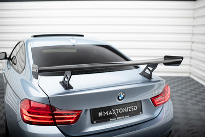 Carbon Spoiler With Internal Brackets Uprights suitable for BMW 4 F32 / 4 F32 M-Pack Coupe