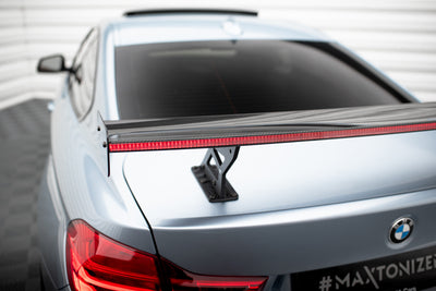 Carbon Spoiler With Internal Brackets Uprights + LED suitable for BMW 4 F32 / 4 F32 M-Pack Coupe