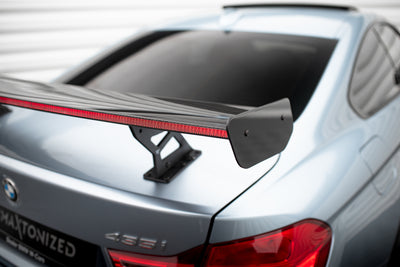Carbon Spoiler With Internal Brackets Uprights + LED suitable for BMW 4 F32 / 4 F32 M-Pack Coupe