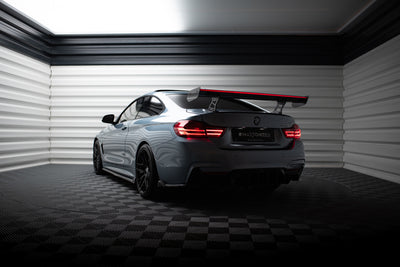 Carbon Spoiler With Internal Brackets Uprights + LED suitable for BMW 4 F32 / 4 F32 M-Pack Coupe