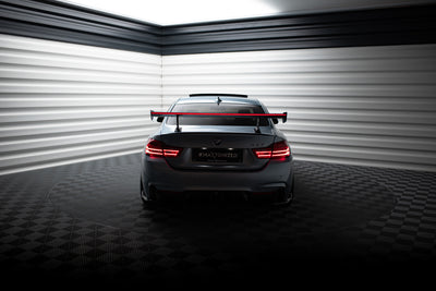 Carbon Spoiler With Internal Brackets Uprights + LED suitable for BMW 4 F32 / 4 F32 M-Pack Coupe