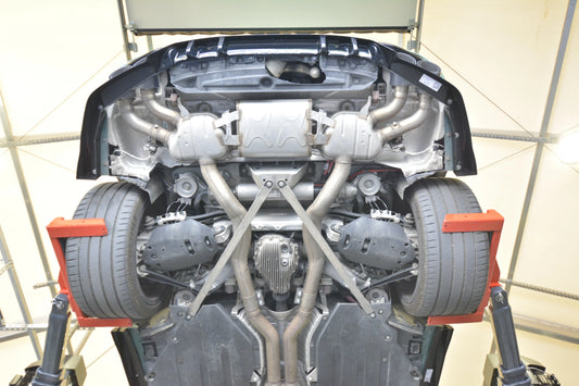 Arriere Splitter (avec une barre verticale) BMW X5 M F95 / F95 Facelift 