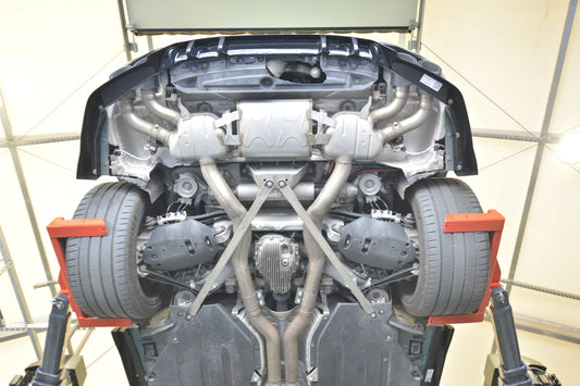 Arriere Splitter (avec une barre verticale) BMW X5 M F95 / F95 Facelift 