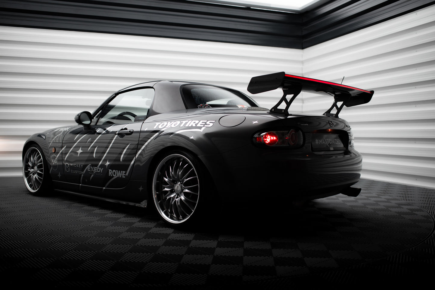 Carbon Spoiler + LED suitable for Mazda MX5 Hardtop NC(MK3)