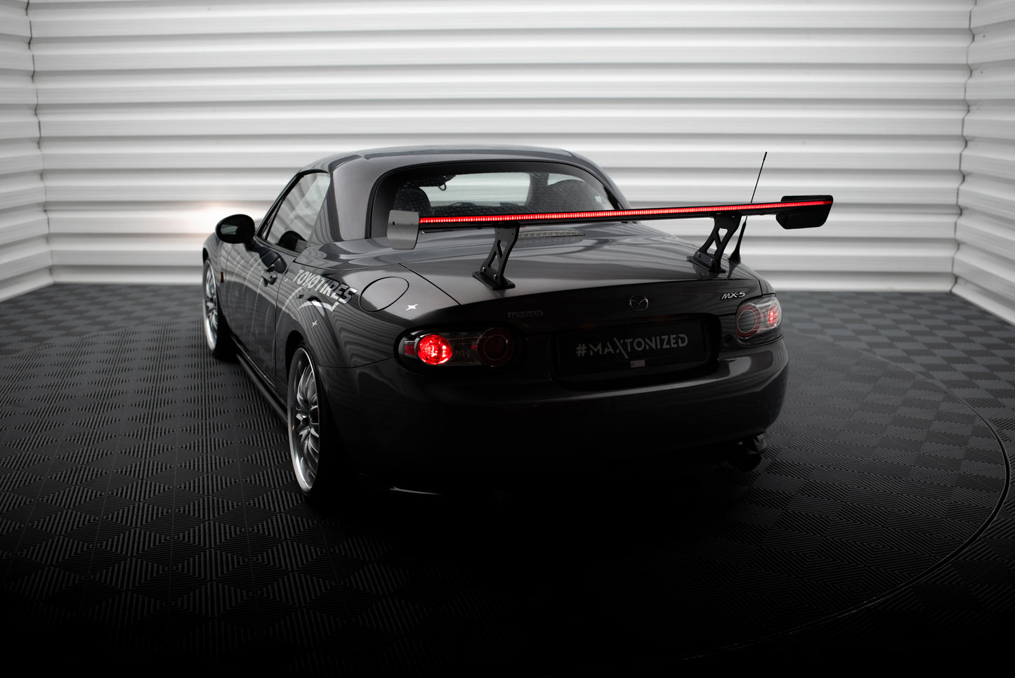 Carbon Spoiler + LED suitable for Mazda MX5 Hardtop NC(MK3)