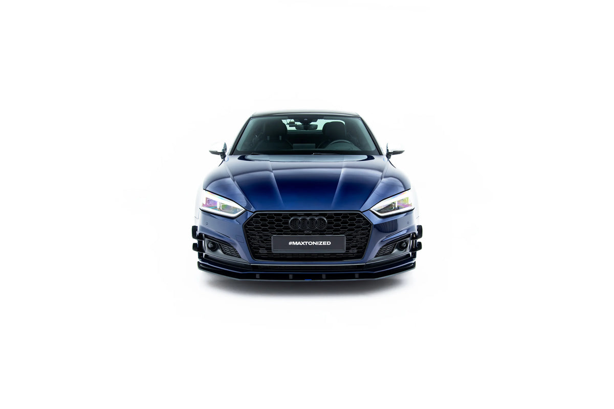 Ailes de pare-chocs avant (Canards) compatible avec Audi S5 / A5 S-Line Coupe / Sportback F5