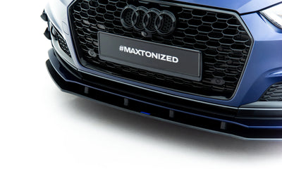 Splitter Przedni Street Pro pasujący do Audi A5 S-Line / S5 Coupe / Sportback F5