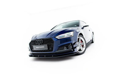 Ailes de pare-chocs avant (Canards) compatible avec Audi S5 / A5 S-Line Coupe / Sportback F5