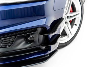 Ailes de pare-chocs avant (Canards) compatible avec Audi S5 / A5 S-Line Coupe / Sportback F5