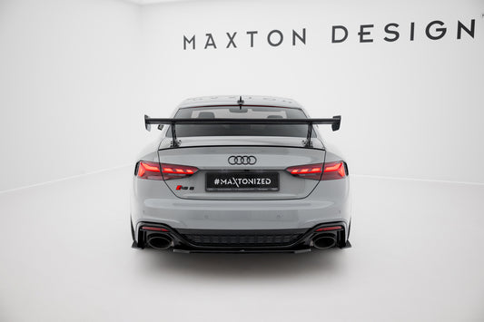 Karbonowy Spoiler Z Zewnętrznymi Wspornikami V.2 pasujący do Audi A5 / A5 S-Line / S5 / RS5 Coupe F5 / F5 Facelift