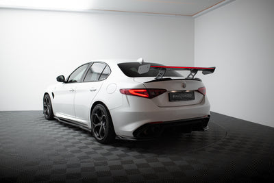 Carbon Spoiler + LED suitable for Alfa Romeo Giulia Quadrifoglio