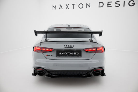 Karbonowy Spoiler Z Górnymi Mocowaniami pasujący do Audi A5 / A5 S-Line / S5 / RS5 Coupe F5 / F5 Facelift