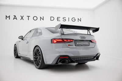 Carbon Spoiler With Upper Swan Mounting  suitable for Audi A5 / A5 S-Line / S5 / RS5 Coupe F5 / F5 Facelift